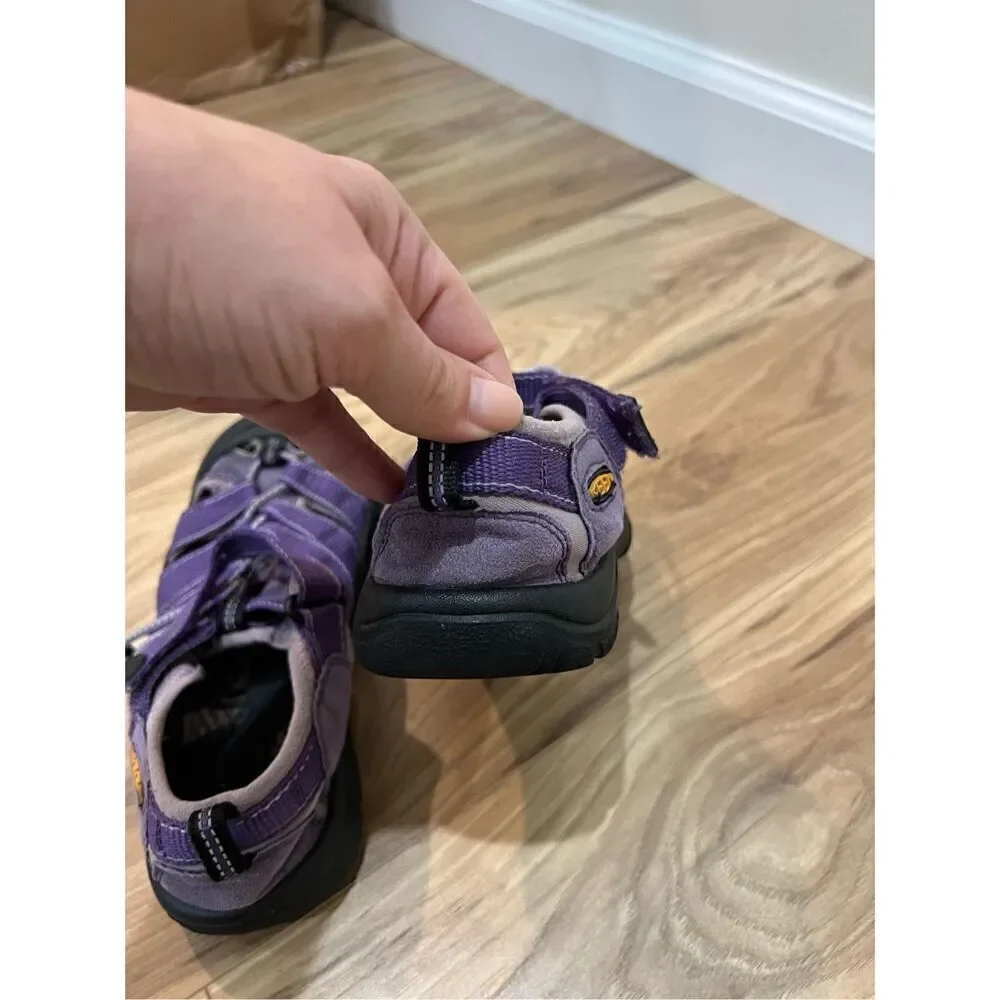KEEN Purple Newport H2 Waterproof Sport Hiking Sandals Shoes kids Size 3